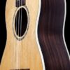 Ohana ukuleles solid spruce laminate rosewood baritone front details BK 70