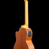 ohana all solid mahogany tenor ukulele with built in EQ TK 35CE back